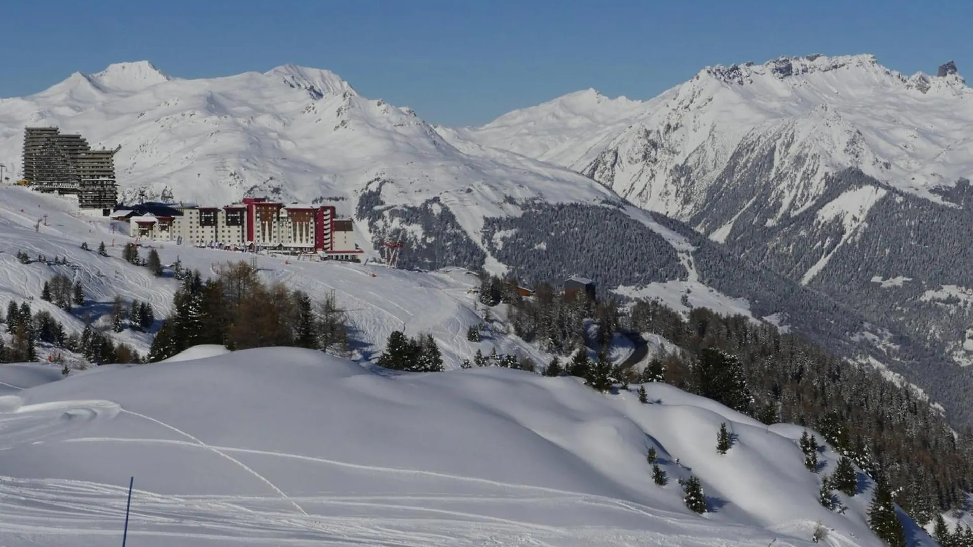 Appart Au Pied Des Pistes Avec Piscine, Salle De Fitness Et Wifi - Fr-1-455-222 La Plagne